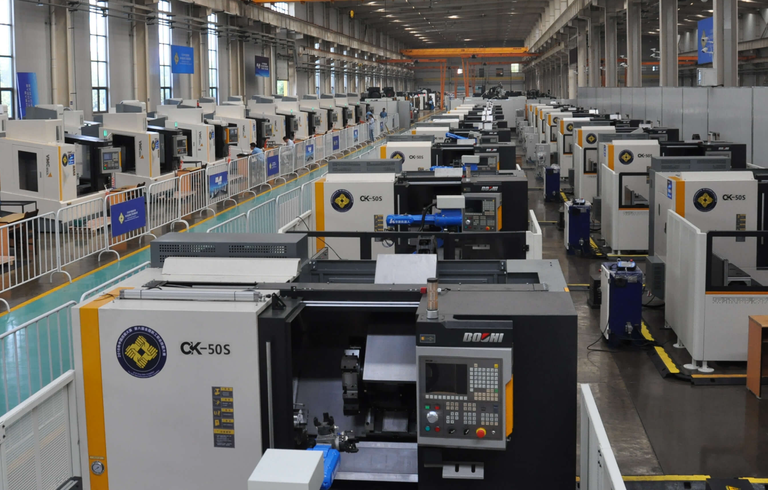 CNC 机加车间场景