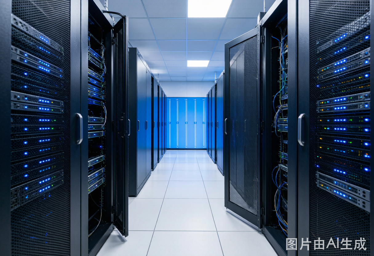 Data center server room scenario